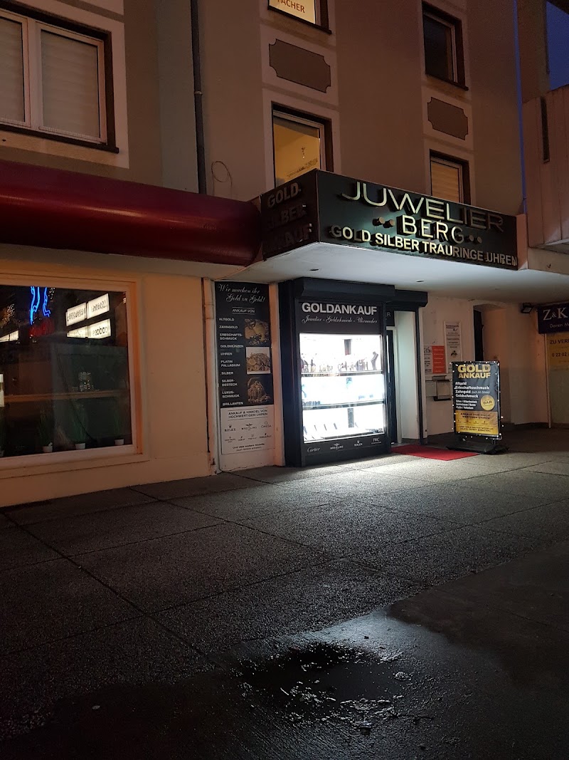Juwelier Berg. Goldankauf - Edelmetall-Handel - Schmuck Ankauf