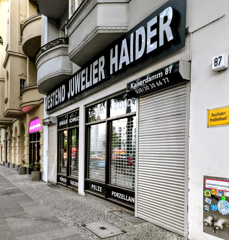 Westend Juwelier Haider Schmuck, Gold , Luxusuhren Ankauf Berlin