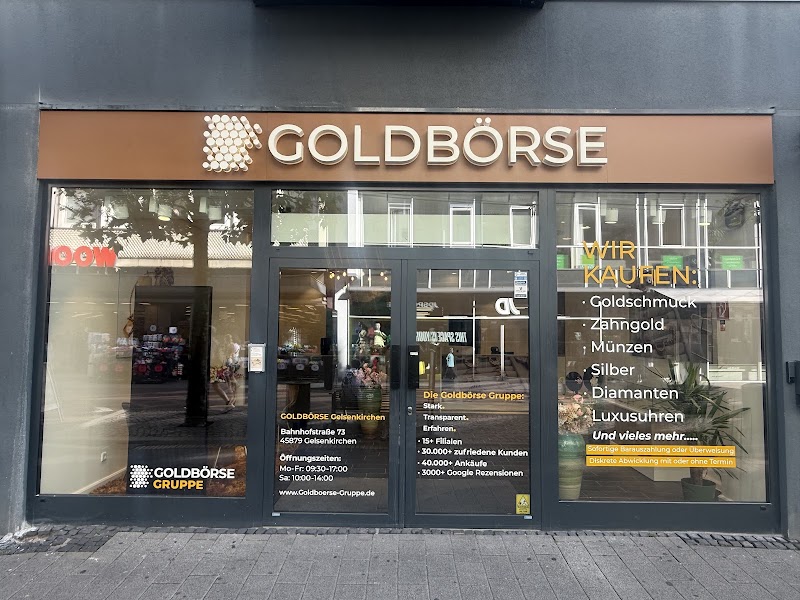 Goldbörse Gelsenkirchen GmbH · Gold & Silber verkaufen · 20+ Filialen