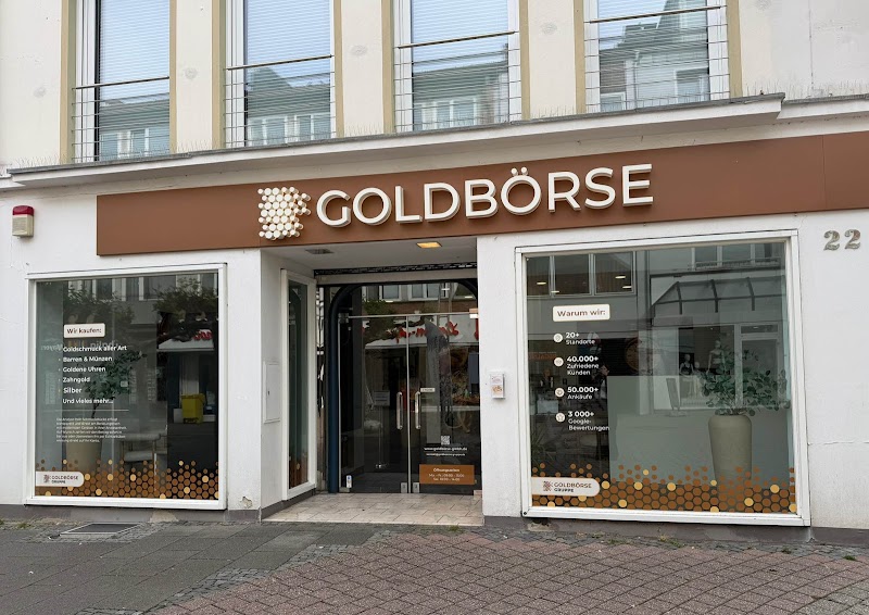 Goldbörse Viersen GmbH · Gold & Silber verkaufen · 20+ Filialen